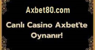 Canlı Casino Axbet’te Oynanır!